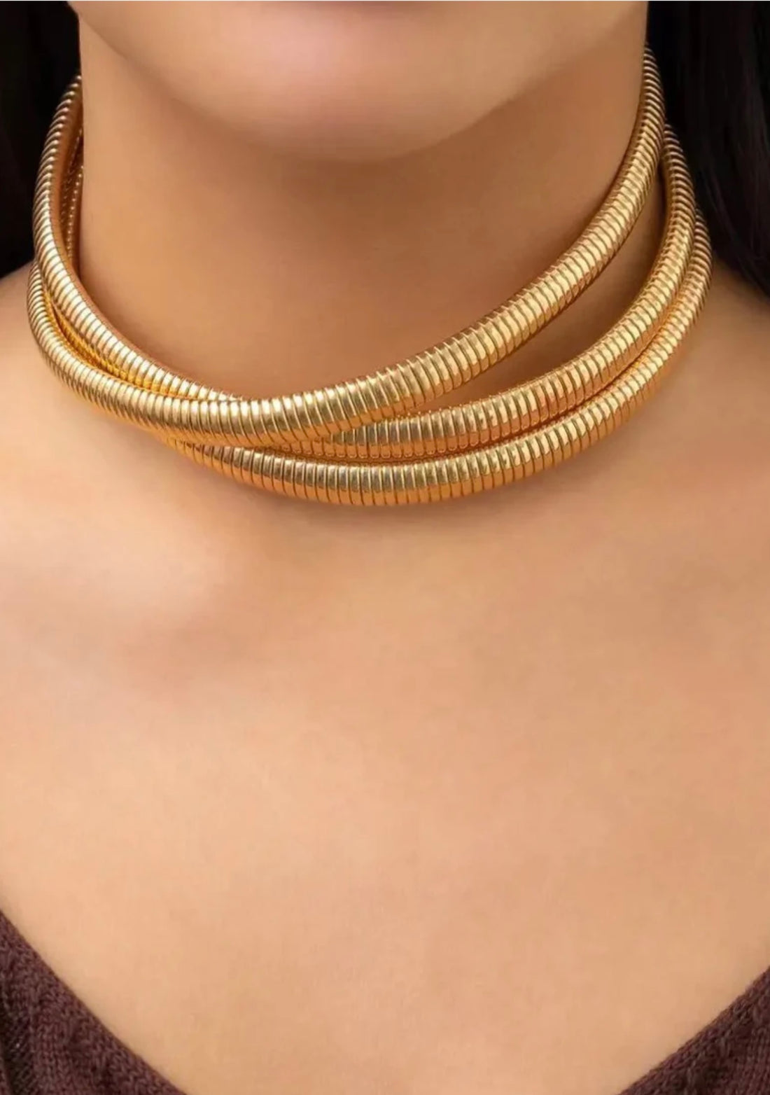 THREE LAYERED CHOKER