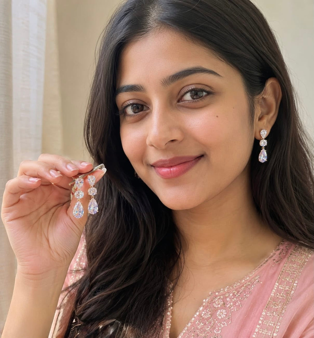 PEAR DROP EARRINGS