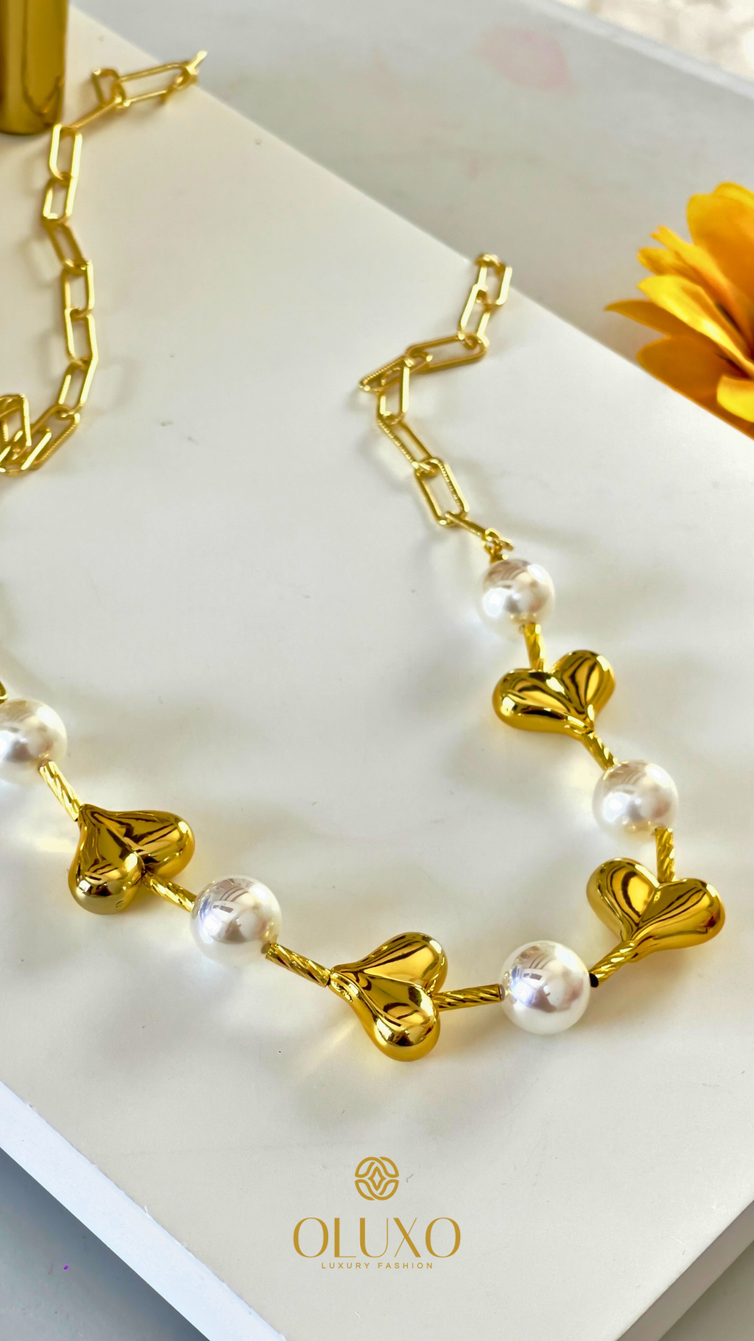 HEART PEARL STRING