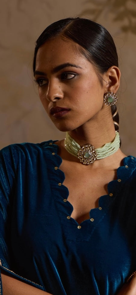 MINTY GREEN CHOKER SET