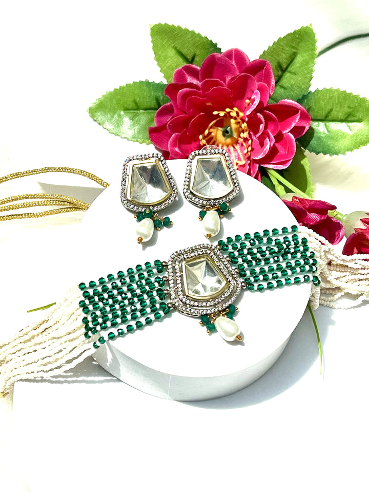 ORCHID CHOKER SET