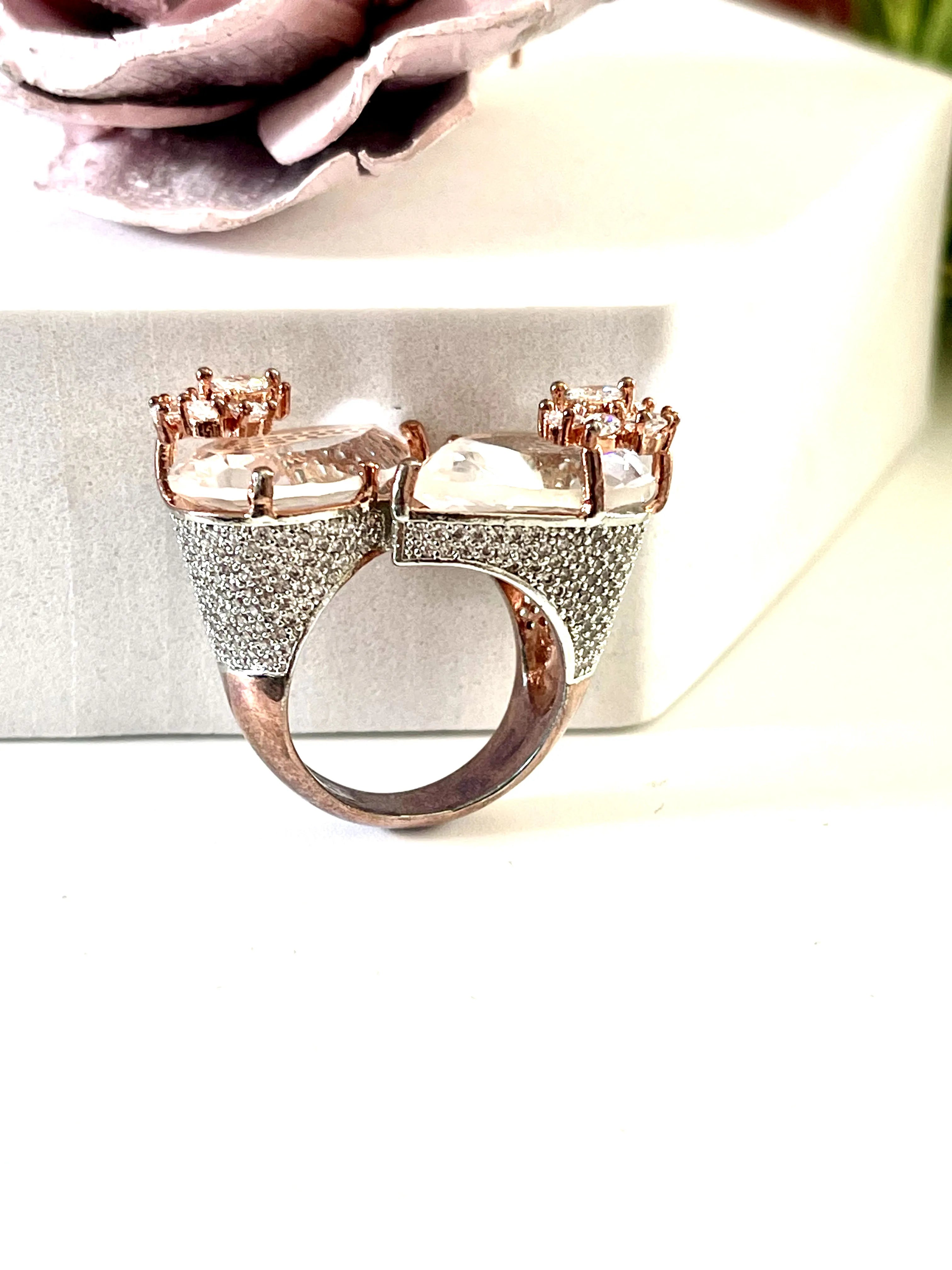 DUAL STONE RING