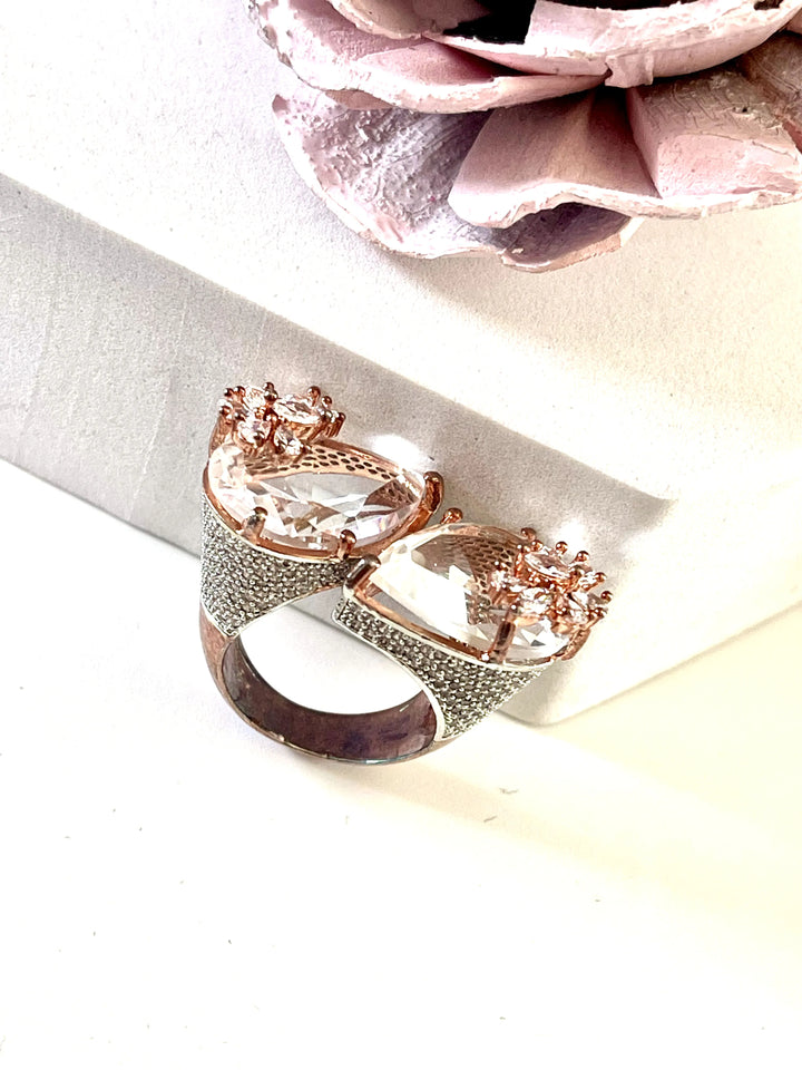 DUAL STONE RING