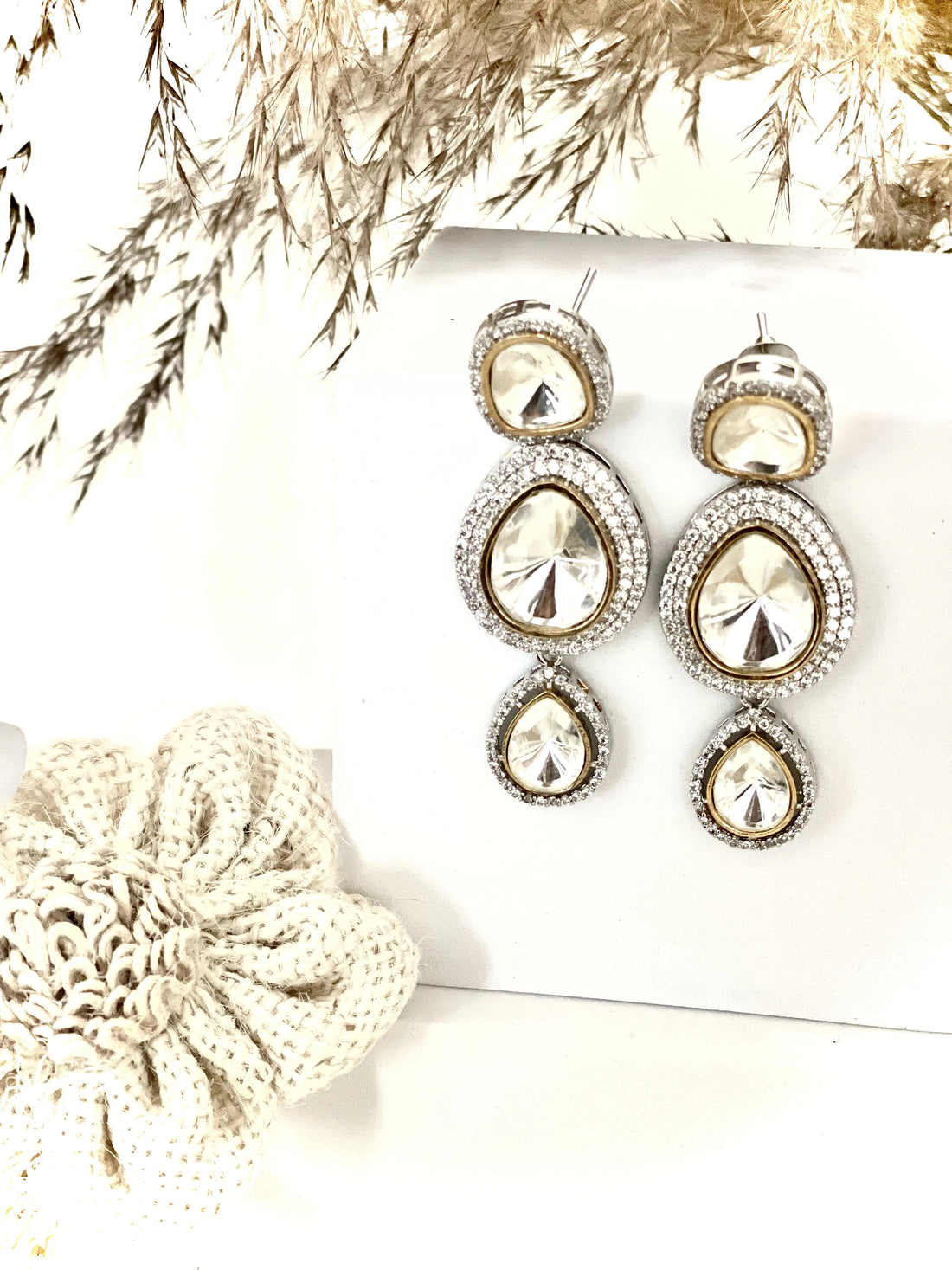 CLASSIC POLKI EARRINGS